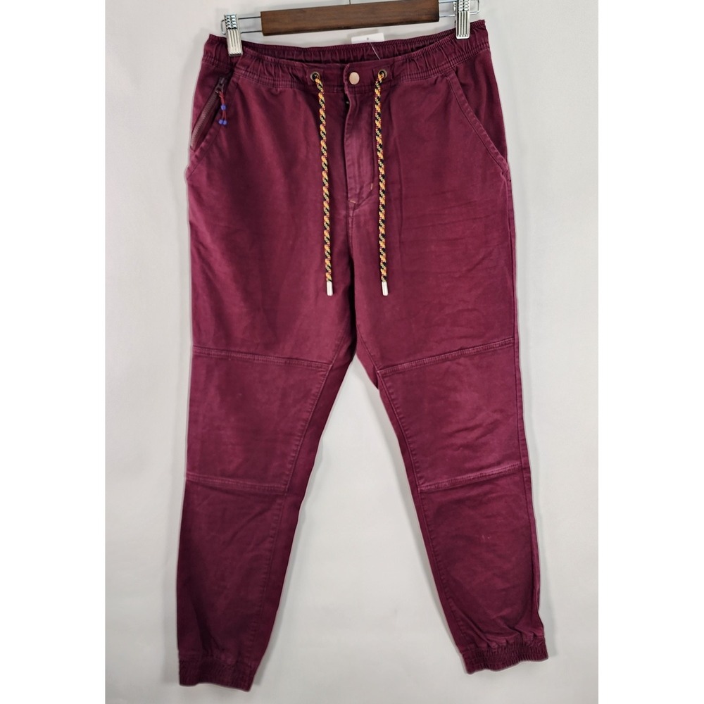 Urban Outfitters Without Walls Jogger Men's S Burgundy 5 Pocket